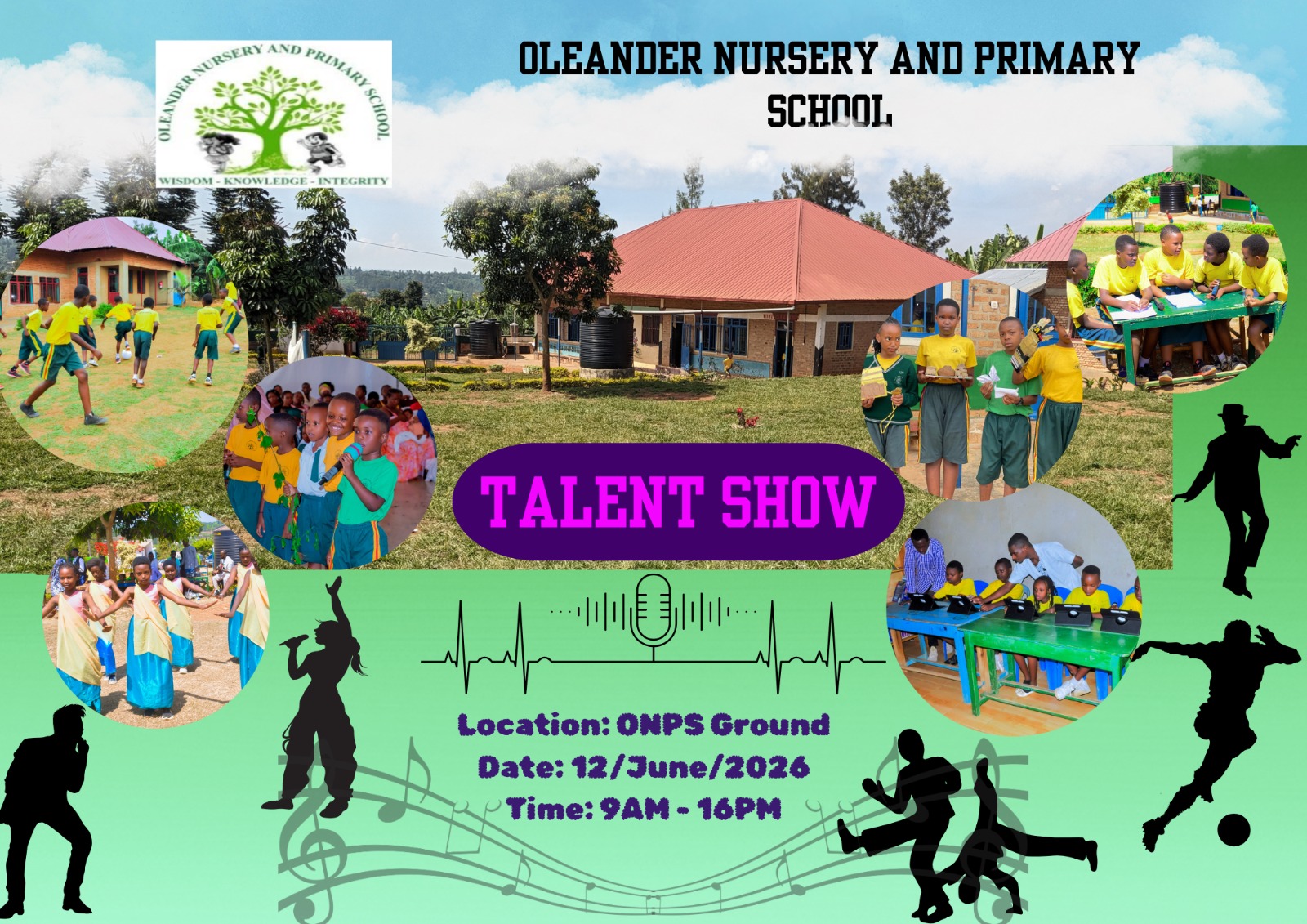 Oleander Nursery and Primary School Talent Show poster
